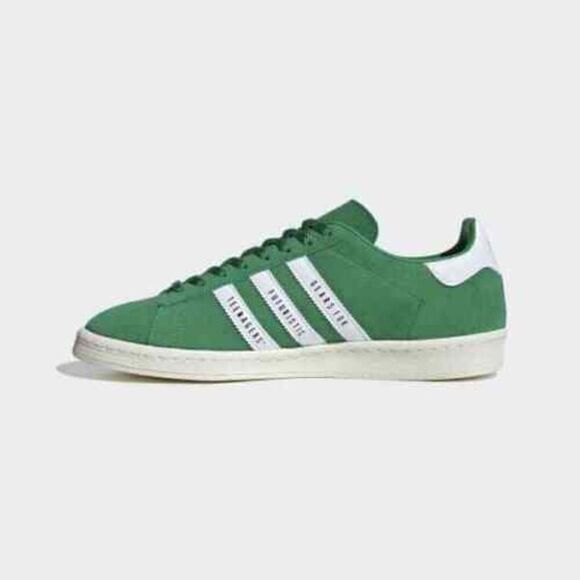 Adidas Original's Men's Campus Human Made Sneaker Green Suede White Stripes 12 - Picture 6 of 11